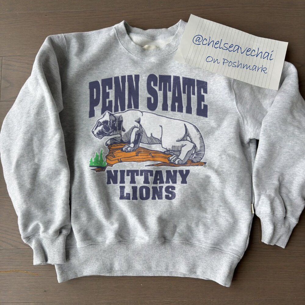 Retro Pennsylvania State University Penn State Nittany Lions Football Sweatshirt